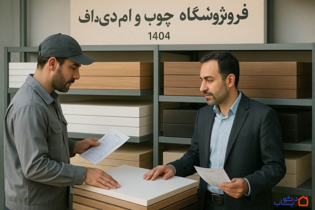 قیمت ورق ام دی اف در فروشگاه